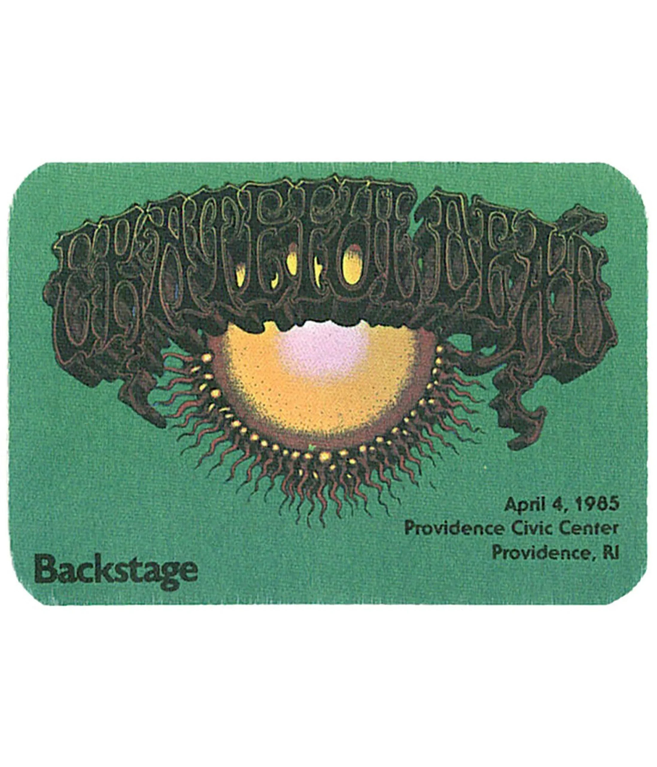 New Grateful Dead 1985 04-04 Backstage Pass Grateful Dead