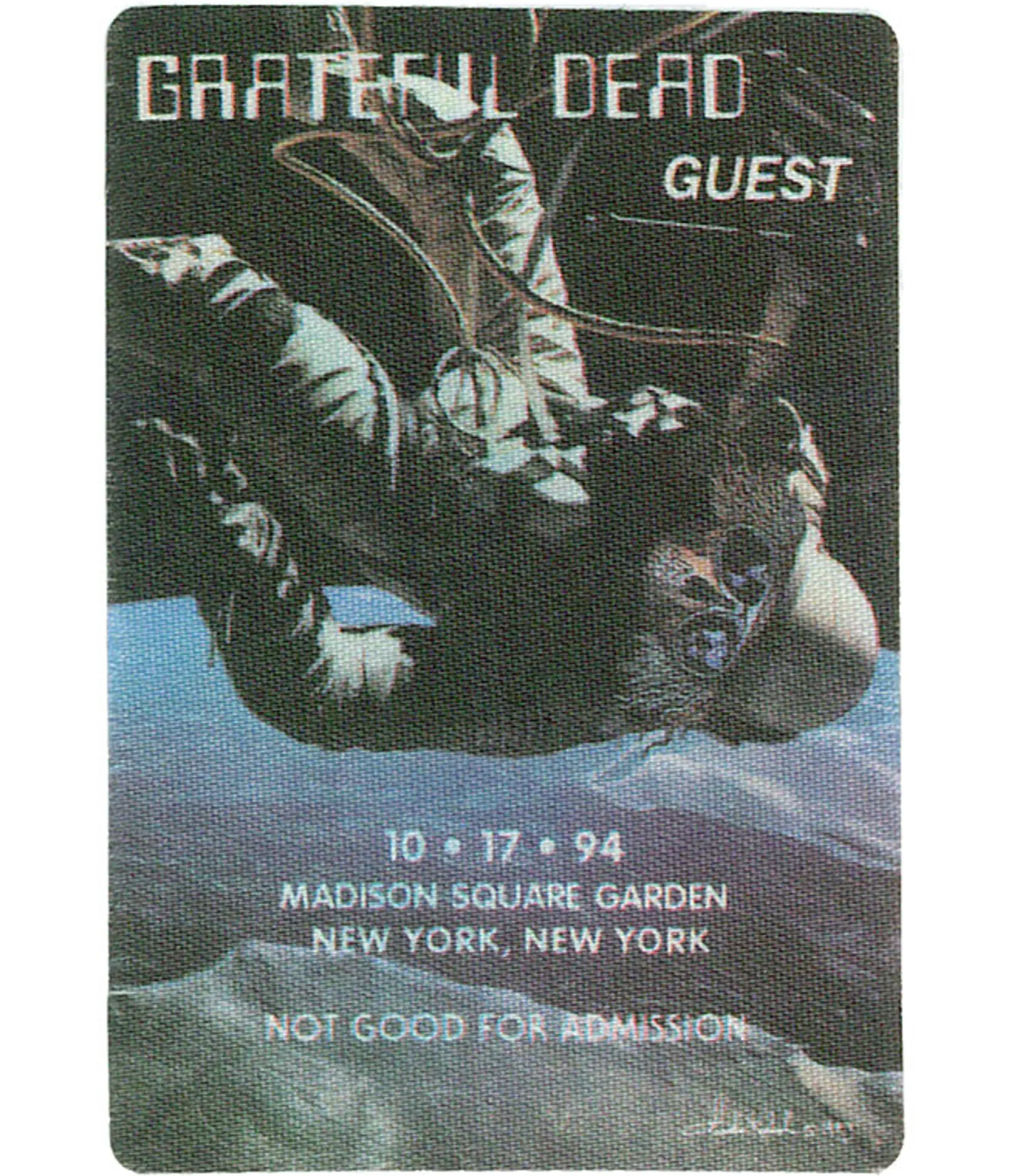 Best Grateful Dead 1994 10-17 Backstage Pass Grateful Dead