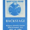 Clearance Grateful Dead 1981 05-15 Backstage Pass Grateful Dead