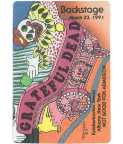 Hot Grateful Dead 1991 03-23 Backstage Pass Grateful Dead