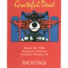 Best Grateful Dead 1986 03-20 Backstage Pass Grateful Dead