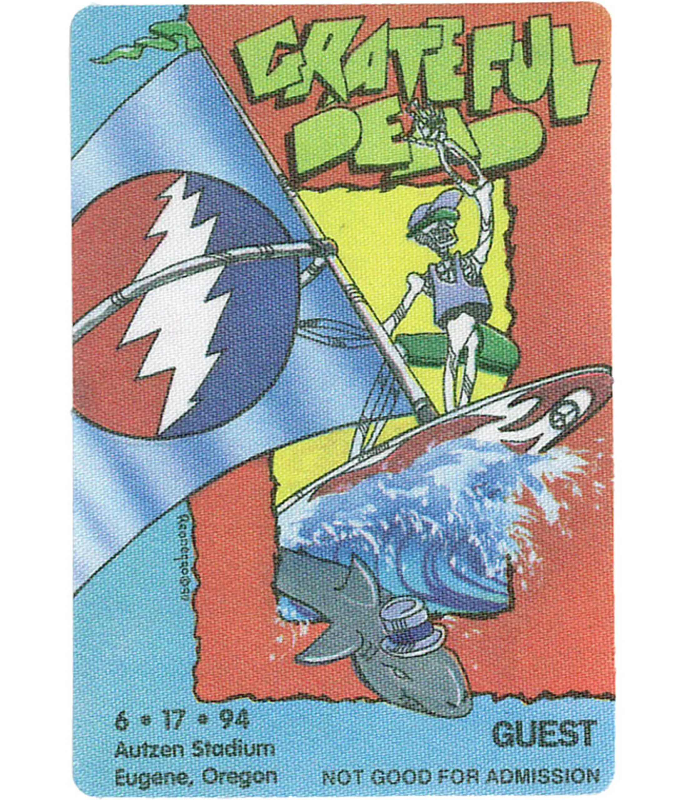 Clearance Grateful Dead 1994 06-17 Backstage Pass Grateful Dead