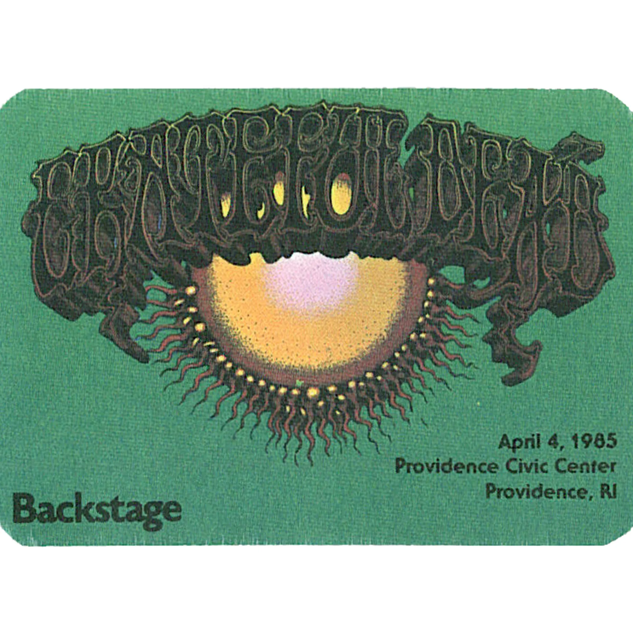 New Grateful Dead 1985 04-04 Backstage Pass Grateful Dead