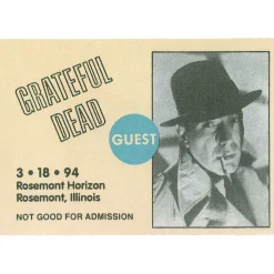 Outlet Grateful Dead 1994 03-18 Backstage Pass Grateful Dead