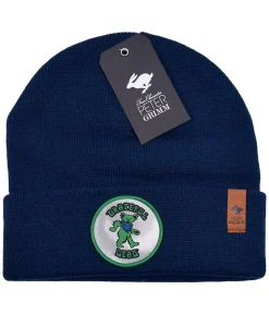 New Grateful Dead Dancing Bear Navy Beanie Hats | Grateful Dead