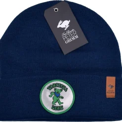 New Grateful Dead Dancing Bear Navy Beanie Hats | Grateful Dead
