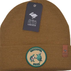 New Grateful Dead Dancing Terrapins Tan Beanie Hats | Grateful Dead