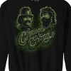 Outlet Green Smoke Black Sweatshirt Sweatshirt | Cheech And Chong