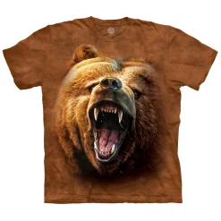 Best Grizzly Growl Kids' T-Shirt Kids Youth | North American Animals