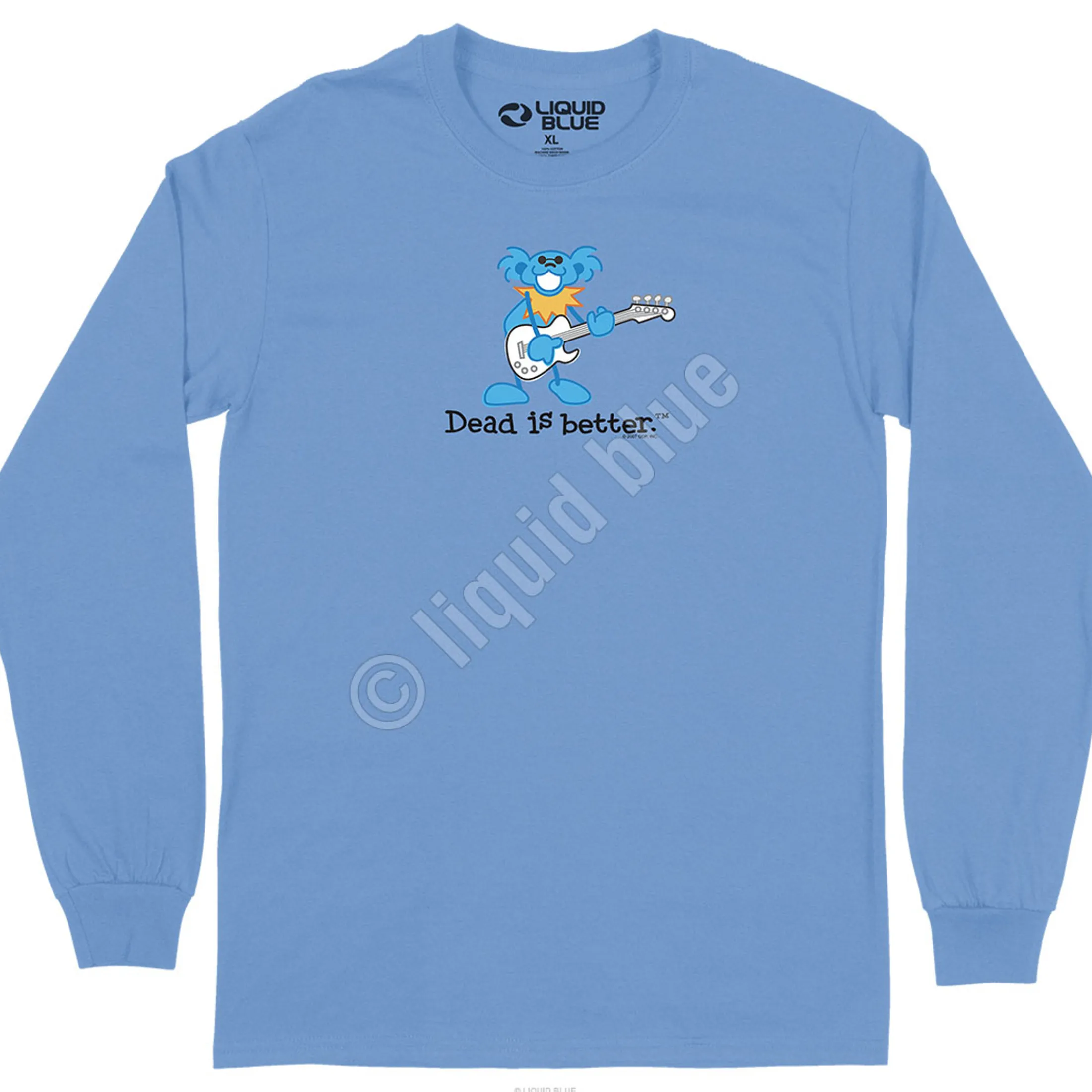 Clearance Guitar Dead Is Better Long Sleeve T-Shirt Long Sleeve | Grateful Dead