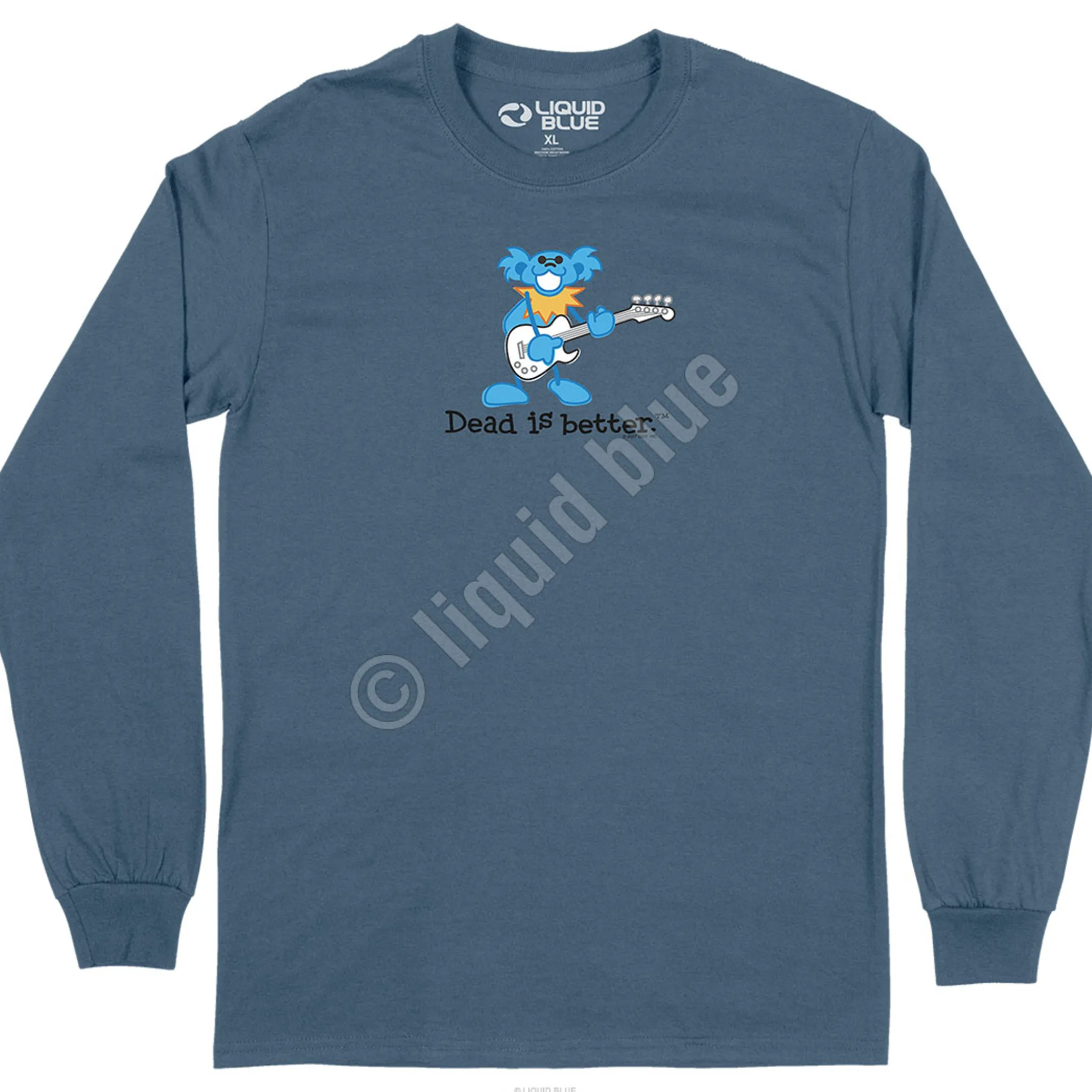 Clearance Guitar Dead Is Better Long Sleeve T-Shirt Long Sleeve | Grateful Dead