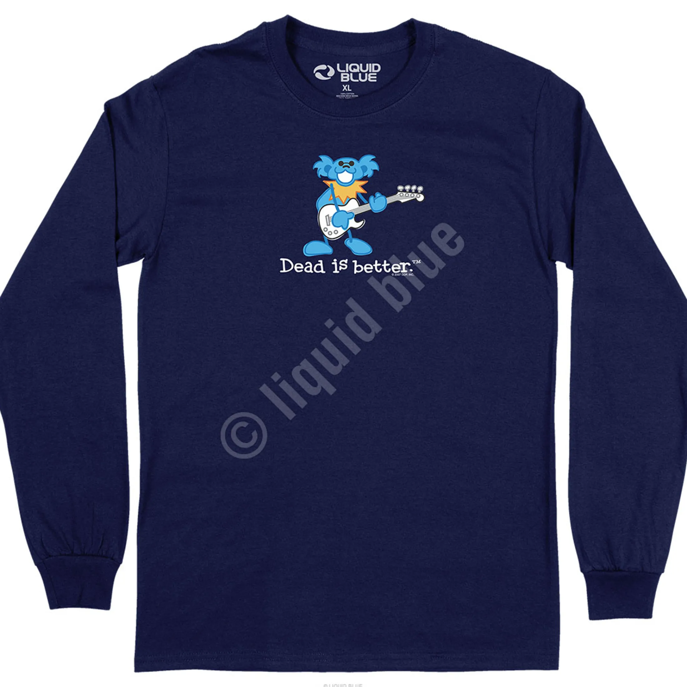 Clearance Guitar Dead Is Better Long Sleeve T-Shirt Long Sleeve | Grateful Dead