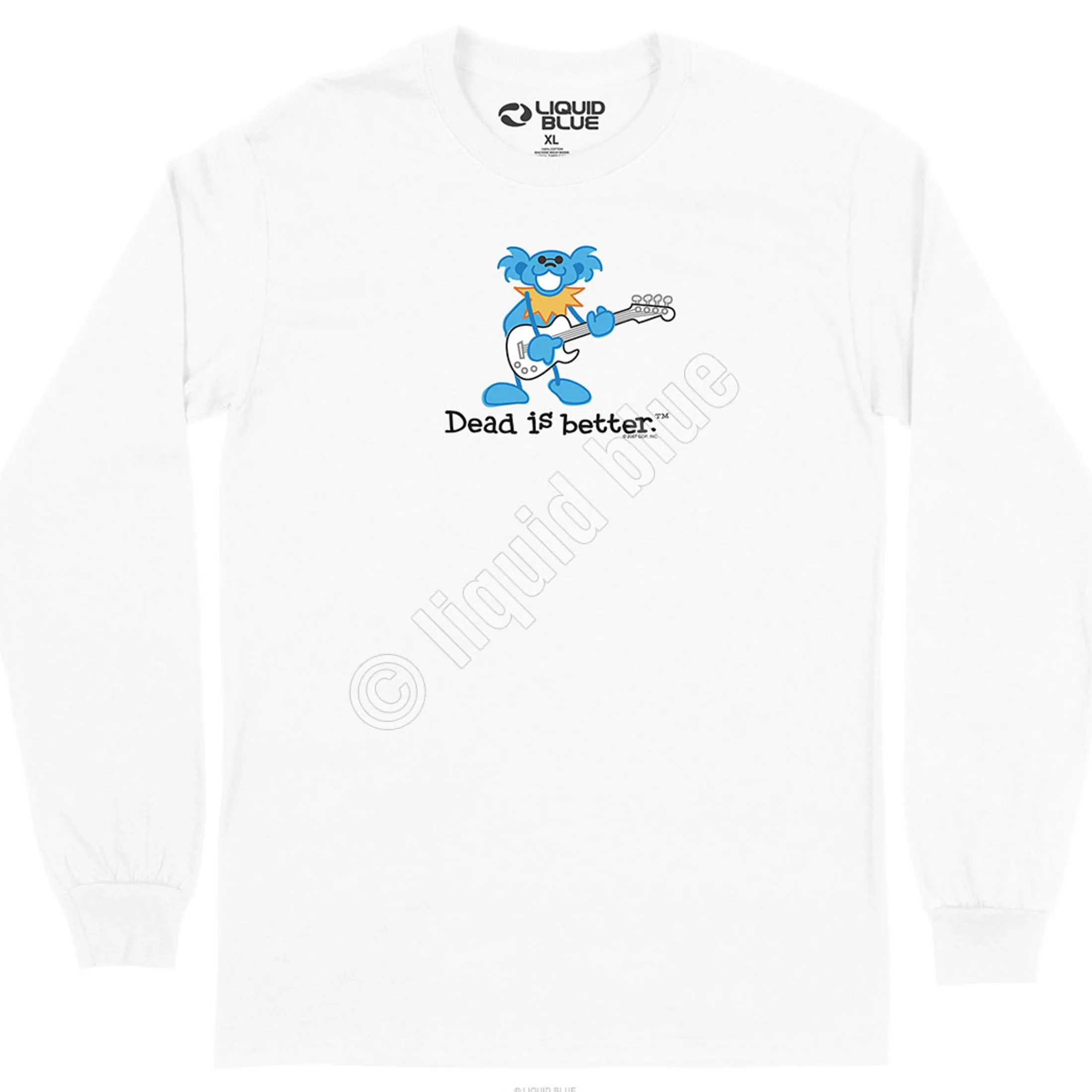 Clearance Guitar Dead Is Better Long Sleeve T-Shirt Long Sleeve | Grateful Dead