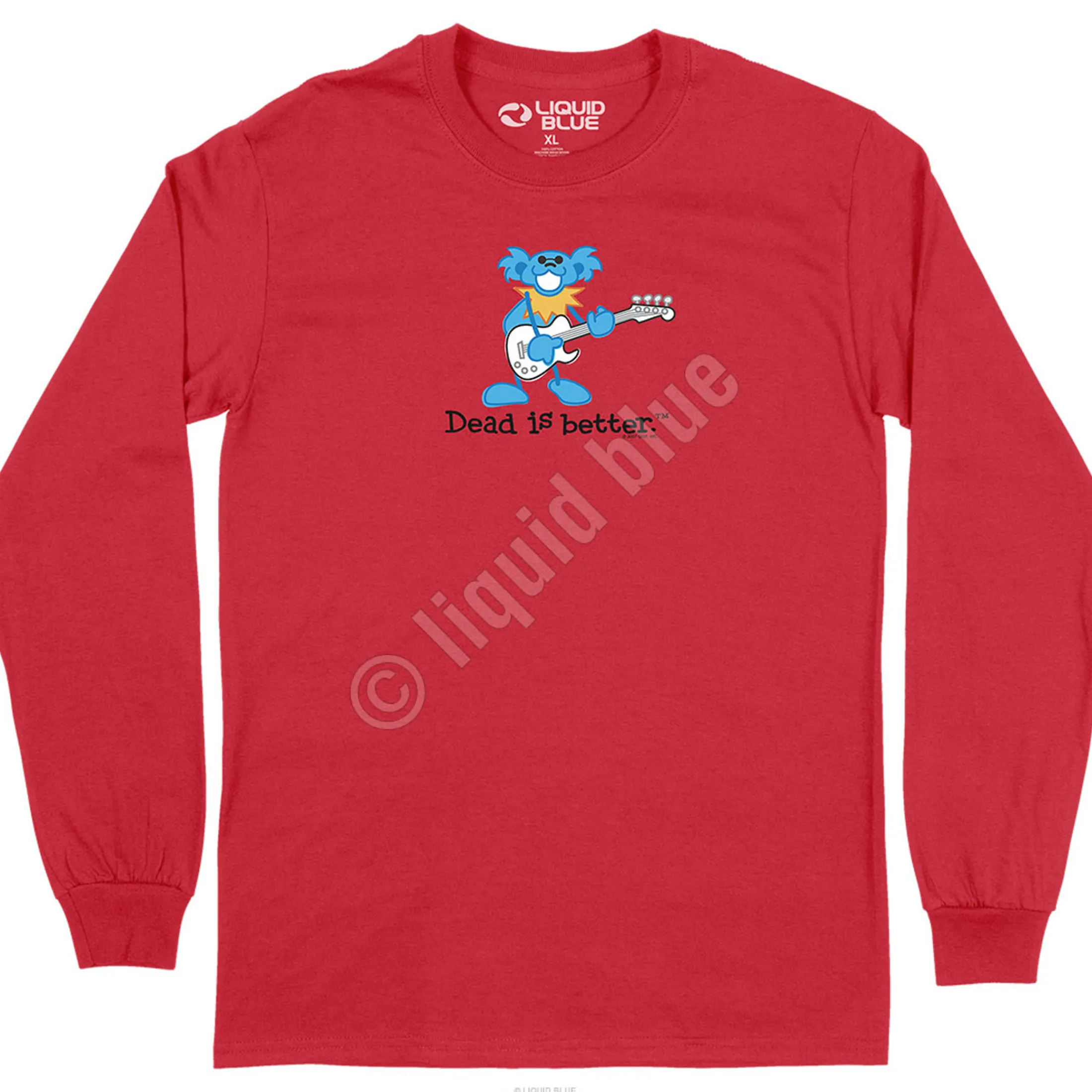 Clearance Guitar Dead Is Better Long Sleeve T-Shirt Long Sleeve | Grateful Dead