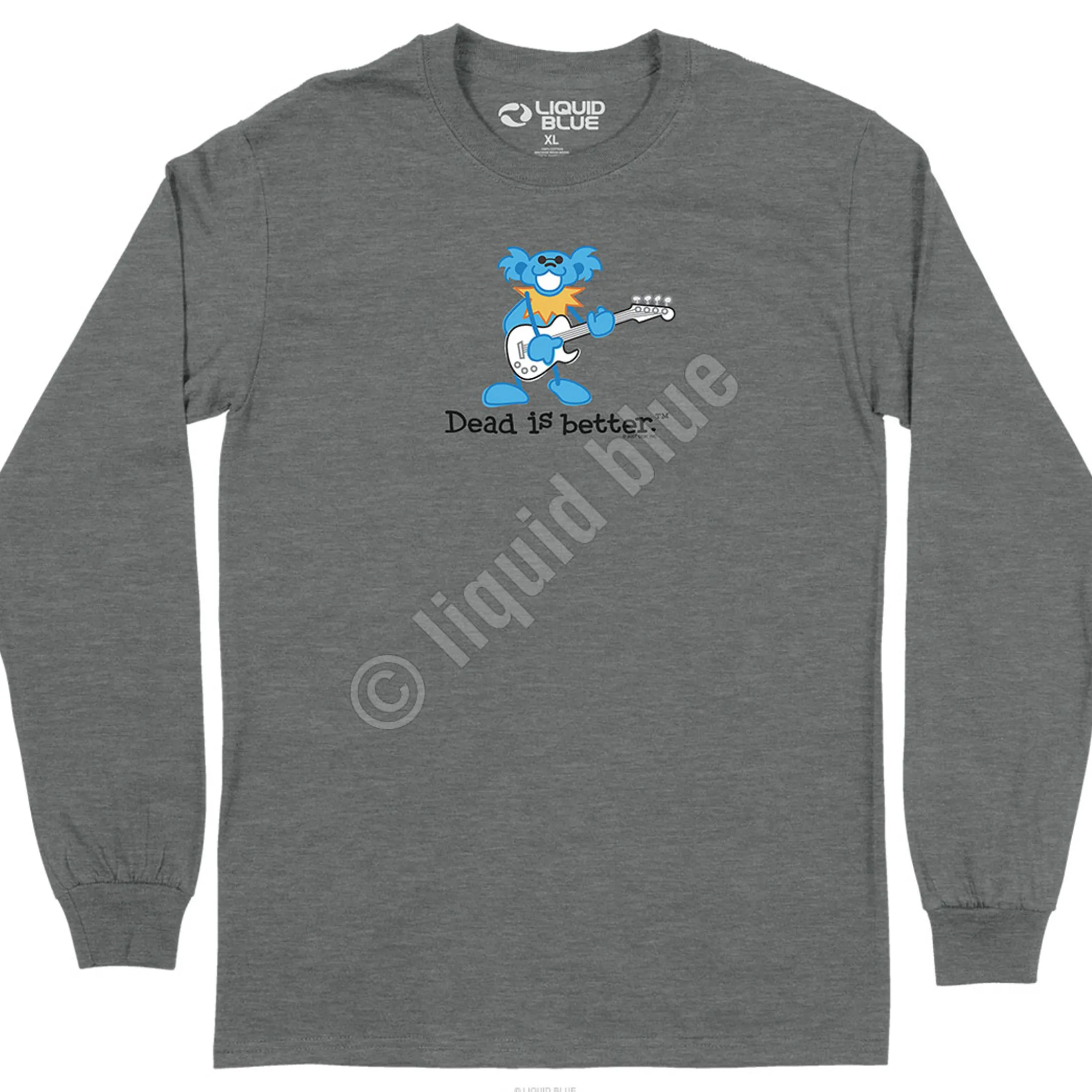 Clearance Guitar Dead Is Better Long Sleeve T-Shirt Long Sleeve | Grateful Dead
