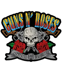 Clearance Guns N Roses Appetite for Destruction Sticker Guns N Roses