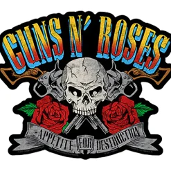 Clearance Guns N Roses Appetite for Destruction Sticker Guns N Roses