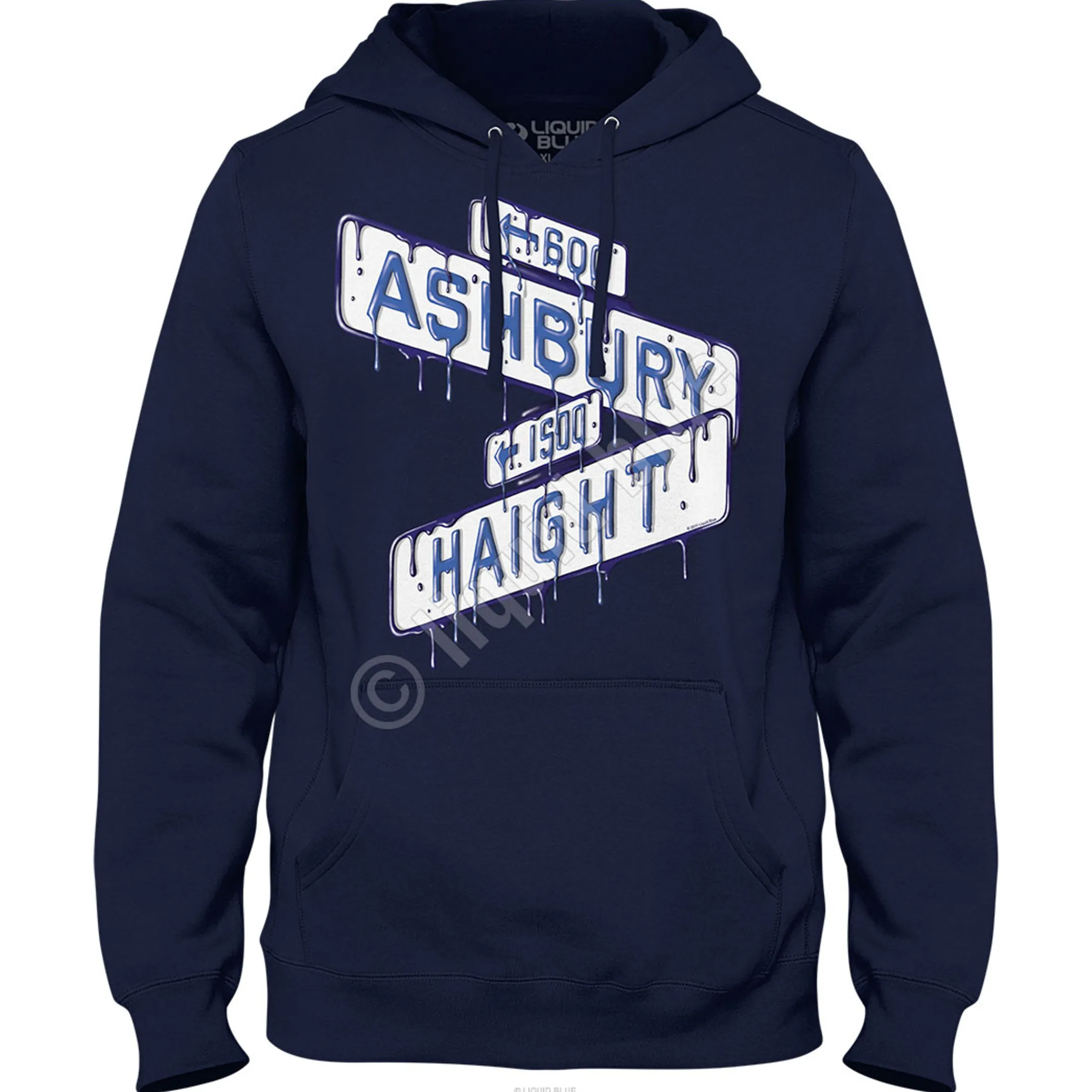 New Haight Ashbury Sign Hoodie Hoodie | Haight Ashbury