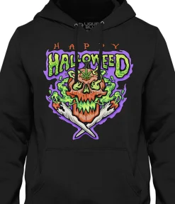 Outlet Halloweed Skull Black Hoodie Hoodie | Halloween