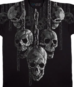 Clearance Hanging Out Black T-Shirt Athletic T-Shirt | Halloween