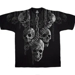 Clearance Hanging Out Black T-Shirt Athletic T-Shirt | Halloween