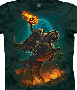 Hot Headless Horseman Classic Cotton T-Shirt T-Shirt | Halloween