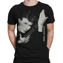 Hot Heroes Black Athletic T-Shirt Athletic T-Shirt | David Bowie