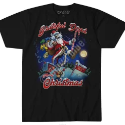 Sale High Steppin Christmas Black T-Shirt T-Shirt | Grateful Dead
