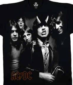 Discount Highway Group Black T-Shirt T-Shirt | Ac-Dc
