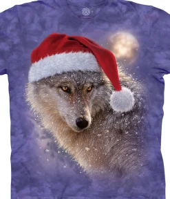 Clearance Holiday Wolf Kids' T-Shirt Kids Youth | Christmas