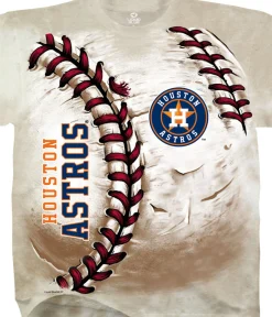Outlet Houston Astros Hardball Tie-Dye T-Shirt T-Shirt | Houston Astros