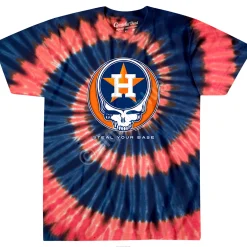 New Houston Astros Steal Your Base Tie-Dye T-Shirt T-Shirt | Houston Astros