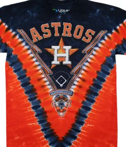 Sale Houston Astros V Tie-Dye T-Shirt T-Shirt | Houston Astros