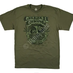 Fashion In Bud We Trust Green T-Shirt T-Shirt | Cheech And Chong