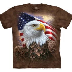 Online Independence Eagle Classic Cotton T-Shirt T-Shirt | Birds