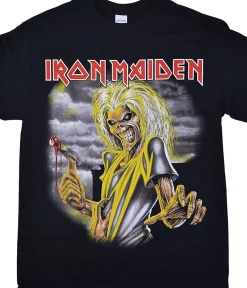 Best Iron Maiden Killers Black T-Shirt T-Shirt | Iron Maiden