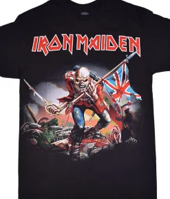 Best Iron Maiden Trooper Black T-Shirt T-Shirt | Iron Maiden
