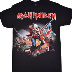 Best Iron Maiden Trooper Black T-Shirt T-Shirt | Iron Maiden
