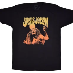 Best Janis Joplin Live Black Athletic T-Shirt Athletic T-Shirt | Janis Joplin