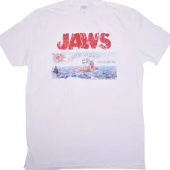 Sale Jaws Island White T-Shirt T-Shirt | Jaws