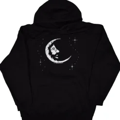 Clearance Jerry Moon Black Hoodie Hoodie | Jerry Garcia