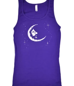 Fashion Jerry Moon Purple Juniors Tank Top T-Shirt Women Juniors Tank Top | Jerry Garcia