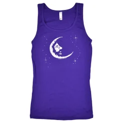 Fashion Jerry Moon Purple Juniors Tank Top T-Shirt Women Juniors Tank Top | Jerry Garcia
