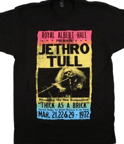 Best Jethro Tull Royal Albert Hall Black T-Shirt T-Shirt | Jethro Tull
