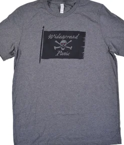 Clearance Jolly Roger Dark Heather Grey T-Shirt T-Shirt | Widespread Panic