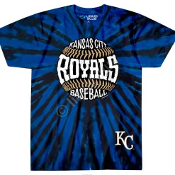 New Kansas City Royals Burst Tie-Dye T-Shirt T-Shirt | Kansas City Royals