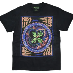 Fashion KISS Blacklight Tie-Dye T-Shirt T-Shirt | Blacklight