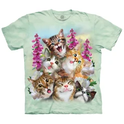 Fashion Kittens Selfie Classic Cotton T-Shirt T-Shirt | Selfies