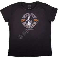 Outlet Kozmic Blues Womens Long Length Black T-Shirt Women Womens Long Length | Janis Joplin