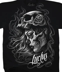 Sale Lady of the Dead Black T-Shirt T-Shirt | Luctus